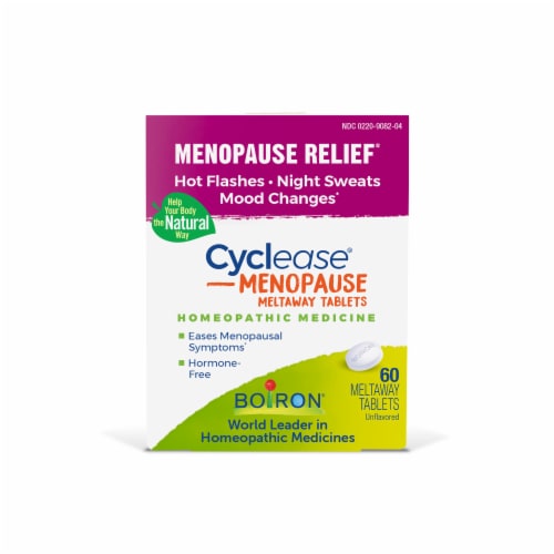 Boiron Cyclease Menopause Relief Tablets Perspective: front