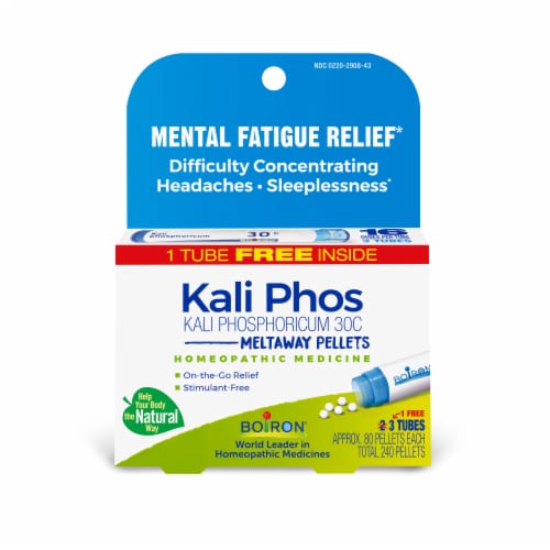 Boiron Kali Phosphoricum 30C Pellets Multi-Pack Perspective: front