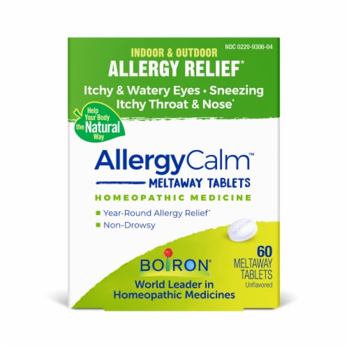 Boiron® AllergyCalm™ Allergy Relief Tablets Perspective: front
