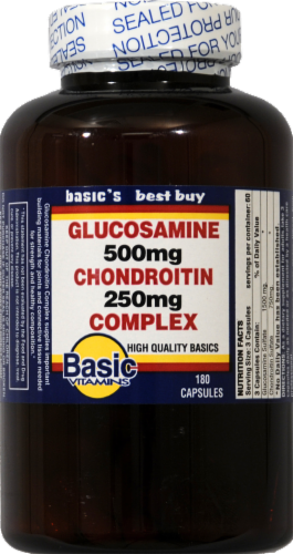 Basic Glucosamine Chondroitin Complex Capsules Perspective: front