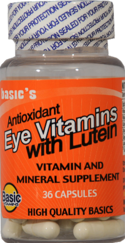 Basic Eye Vitamins With Luetin & Antioxidants Perspective: front