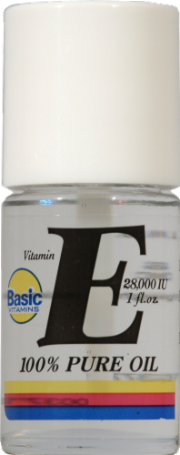 Basic 100% Pure Vitamin E Oil 28000IU Perspective: front