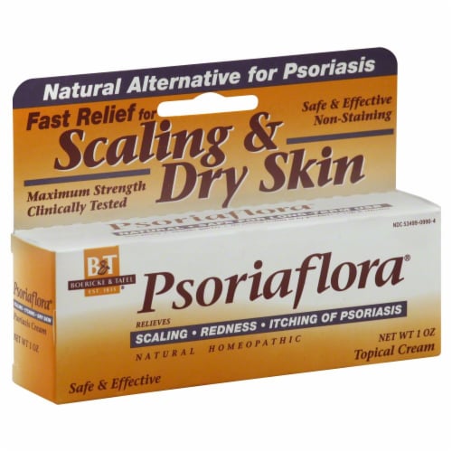 Boericke & Tafel Psoriaflora Scaling & Dry Skin Relief Cream Perspective: front