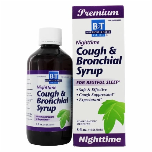 Boericke & Tafel Nighttime Cough Bronchial Syrup Perspective: front