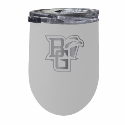 R & R Imports ITWE-C-BGU20W Bowling Green Falcons 12 oz Insulated Wine Stainless Steel Tumble Perspective: front