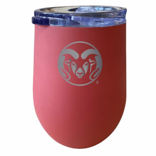 R & R Imports ITWE-C-COL20C Colorado State Rams 12 oz Insulated Wine Stainless Steel Tumbler, Perspective: front