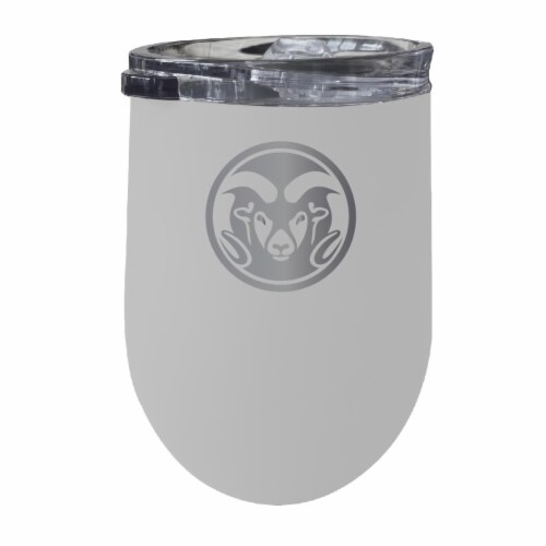 R & R Imports ITWE-C-COL20W Colorado State Rams 12 oz Insulated Wine Stainless Steel Tumbler, Perspective: front