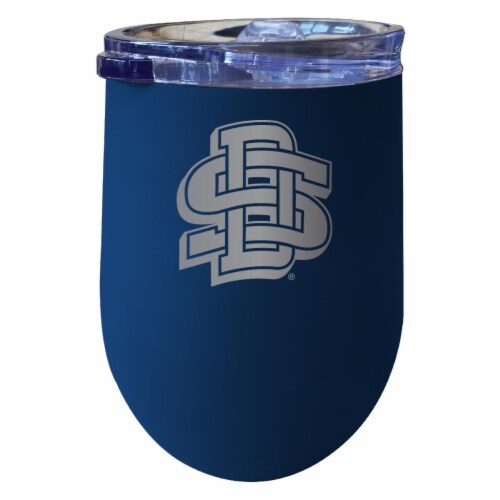 R & R Imports ITWE-C-SDS20N South Dakota State Jackrabbits 12 oz Insulated Wine Stainless Ste Perspective: front