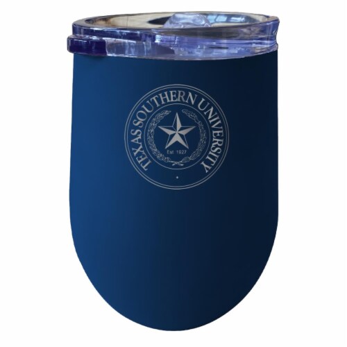 R & R Imports ITWE-C-TSU20N Texas Southern University 12 oz Insulated Wine Stainless Steel Tu Perspective: front