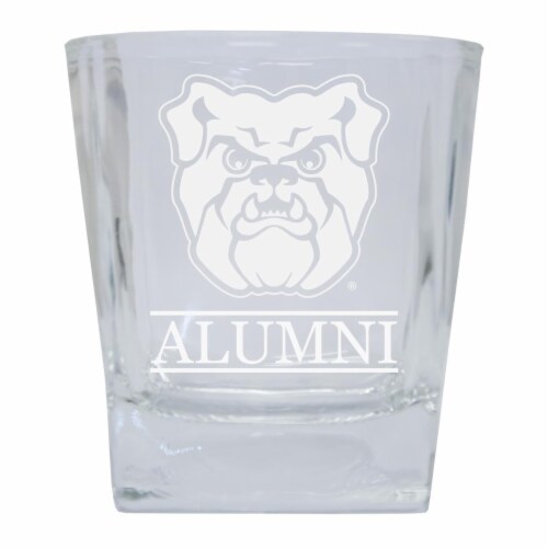 R & R Imports GLSGE-C-BUT20 ALUM Butler Bulldogs Etched Alumni 5 oz Shooter Glass Tumbler Perspective: front
