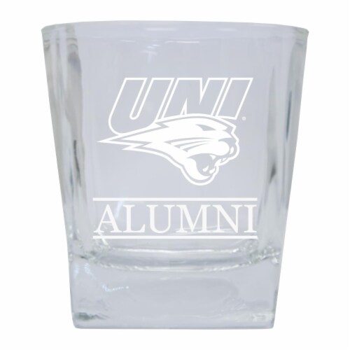 R & R Imports GLSGE-C-NIA20 ALUM Northern Iowa Panthers Etched Alumni 5 oz Shooter Glass Tumb Perspective: front