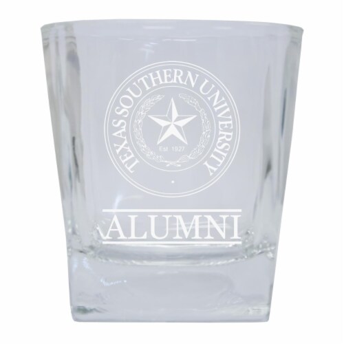 R & R Imports GLTB-C-TSU20 ALUM Texas Southern University 8 oz Etched Alumni Glass Tumbler Perspective: front