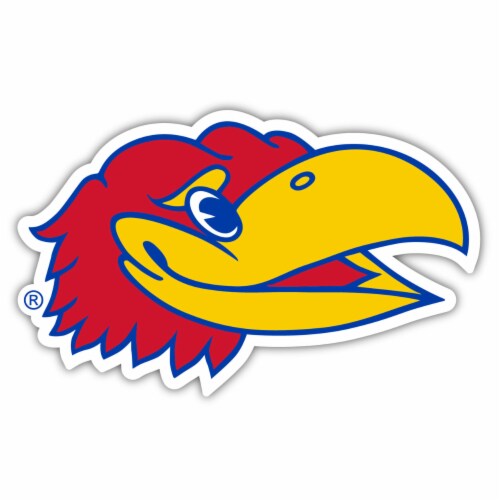 Kansas Jayhawks Customizable Vinyl Sticker - Multiple Sizes