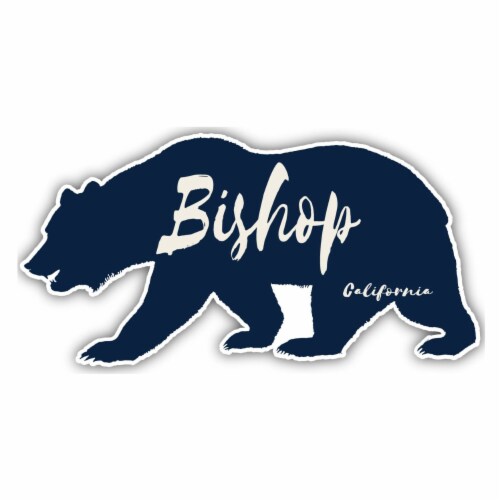Bishop California Souvenir Decorative Stickers (Choose theme and size) Single Unit 10-Inch Perspective: front