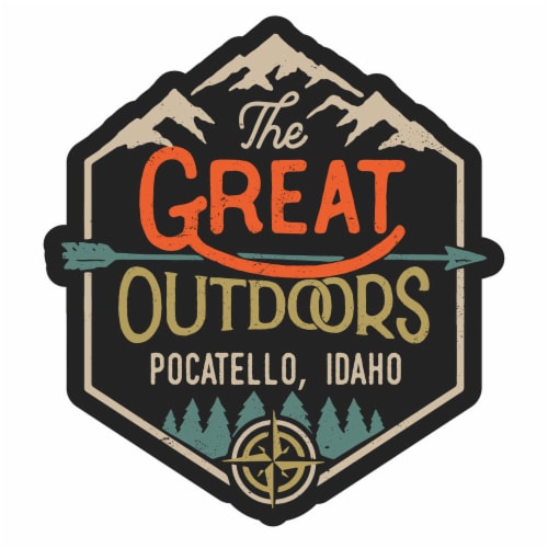 Pocatello Idaho Souvenir Decorative Stickers (Choose theme and size) Single Unit 2-Inch Great Perspective: front