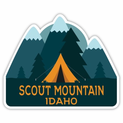 Scout Mountain Idaho Souvenir Decorative Stickers (Choose theme