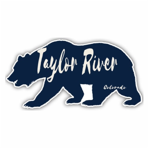 Taylor River Colorado Souvenir Decorative Stickers (Choose theme and size) Single Unit 2-Inch Perspective: front