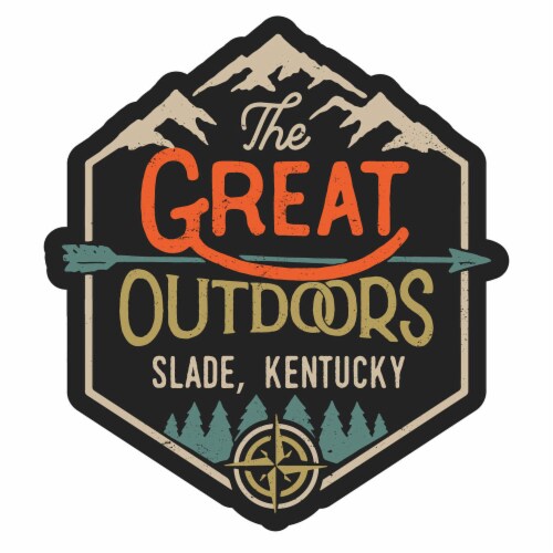 Slade Kentucky Souvenir Decorative Stickers (Choose theme and size) Single Unit 4-Inch Great Perspective: front