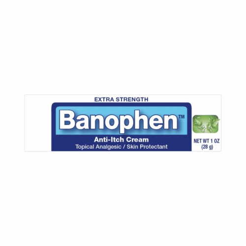 Banophen 2% - 0.1% Diphenhydramine HCl / Zinc Acetate Cream Itch Relief 30  Gram Tube, 1 ct - Kroger