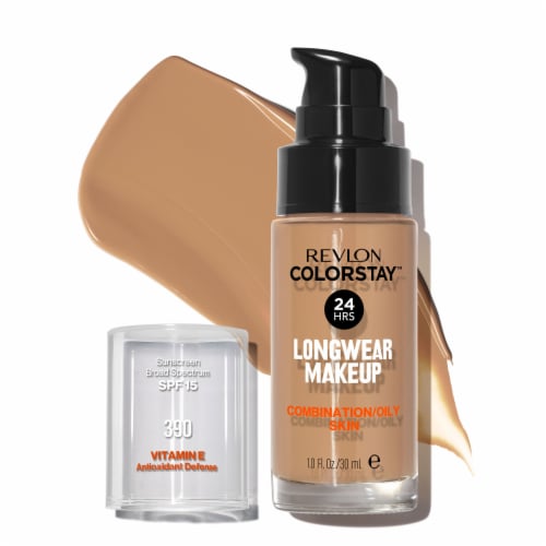 Revlon ColorStay™ 390 Rich Maple Liquid Foundation Perspective: front