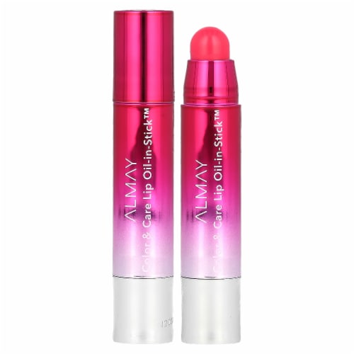 Almay 130 Raspberry Rush Color & Care Lip Oil-in-Stick™ Balm Perspective: front