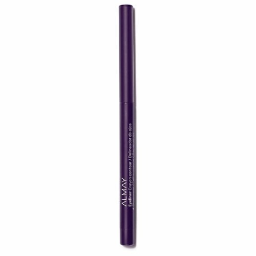 Almay 210 Water Resistant Smudg Proof Vitamin E Top of the Line Eyeliner Pencil - Black Amethyst Perspective: front