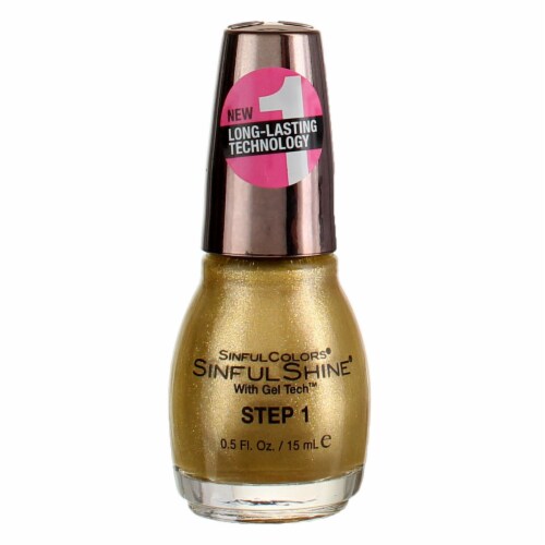 Sinful Colors® Nail Polish - Liquid Gold Perspective: front