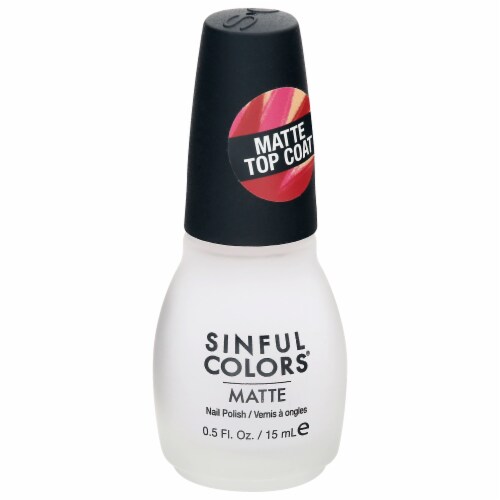 Sinful Colors® Matte Nail Polish - Mattifly Top Coat 2565 Perspective: front