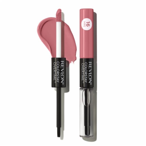 Revlon ColorStay Overtime Lipcolor Long Wearing Liquid Lipstick 550 Blush Hour Perspective: front