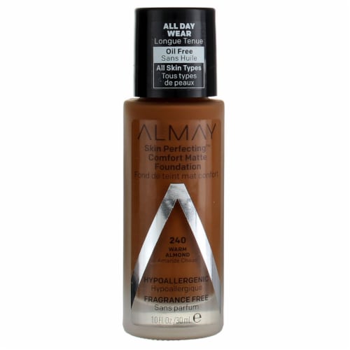 Almay Skin Perfecting™ Comfort Matte Long Lasting Oil Free All Skin Types 240 Warm Almond Foundation Perspective: front