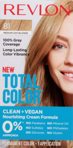 Revlon Total Color 81 Medium Ash Blonde Hair Color Perspective: front