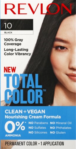 Revlon® Total Color™ 10 Black Permanent Hair Color, 1 ct - Food 4 Less