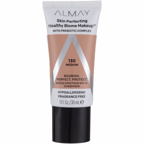 Almay Skin Perfecting Healthy Biome Medium Foundation Makeup SPF 25 Perspective: front