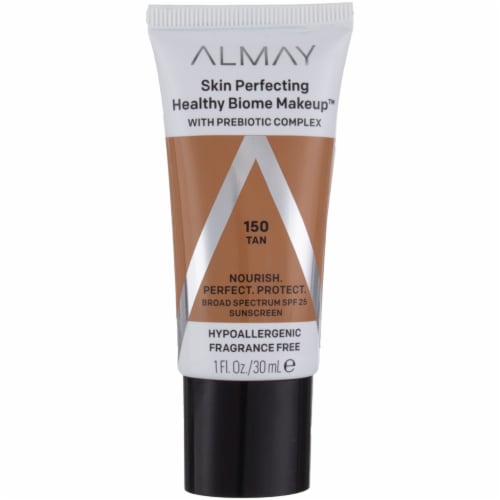 Almay Skin Perfecting Healthy Biome 150 Tan Foundation Makeup SPF 25 Perspective: front
