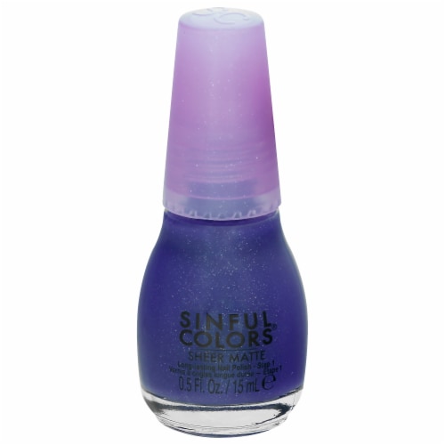 Sinful Colors Sheer Matte Veiled in Violet Nail Polish Perspective: front