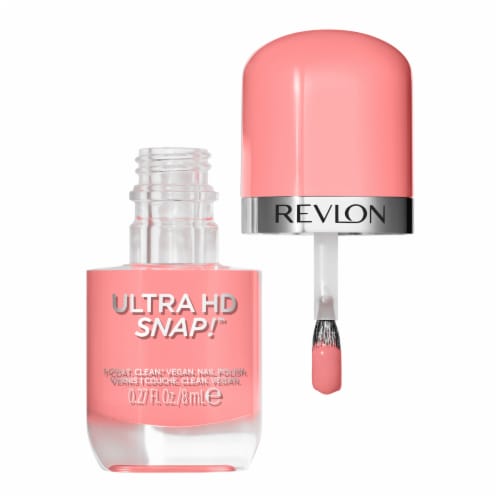 Revlon Ultra HD Snap! Nail Polish, Think Pink 027, 0.27 fl oz Perspective: front