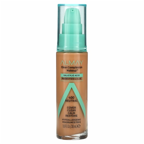 Almay Clear Complexion 400 Neutral Foundation Makeup Perspective: front