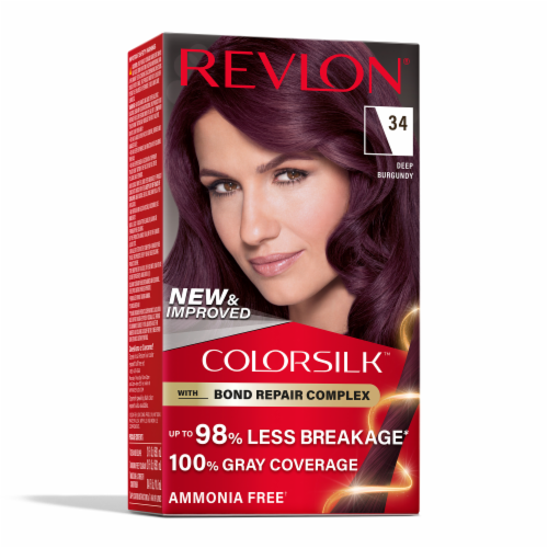 Revlon® Colorsilk Beautiful Color™ 34 Deep Burgundy Permanent Hair Color Perspective: front