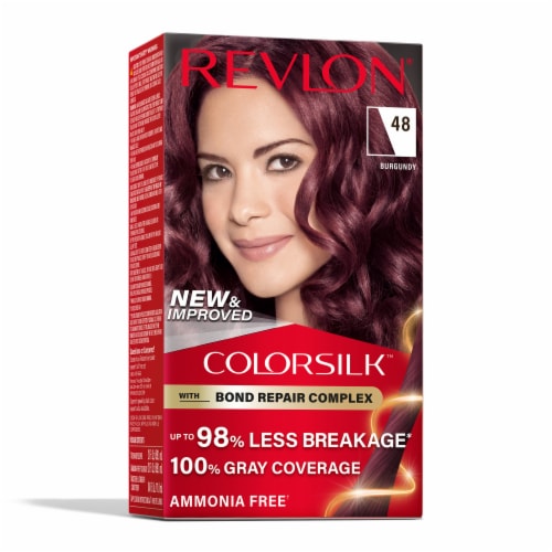 Revlon ColorSilk 48 Burgundy Permanent Hair Color, 1 ct - Fred Meyer