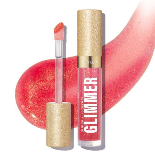 Revlon Super Lustrous Glimmer Gloss 007 Haute Honey Perspective: front