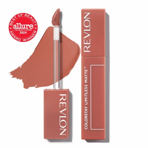 Revlon ColorStay Limitless Matte Liquid Lipstick 002 Poster Child Perspective: front