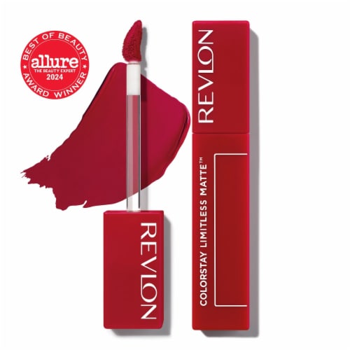 Revlon ColorStay Limitless Matte Liquid Lipstick 011 Fire Off Perspective: front