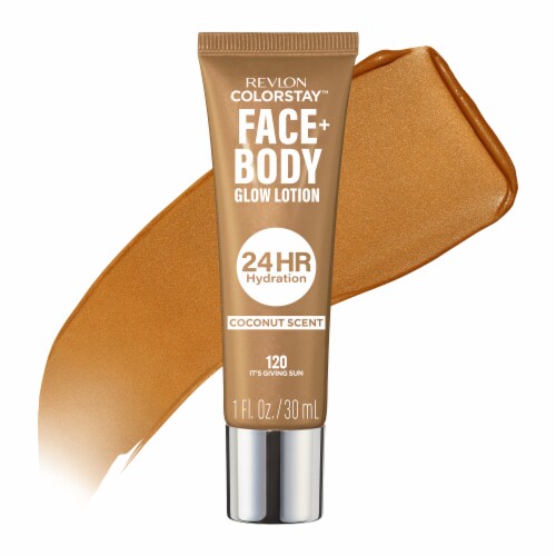 Revlon ColorStay Face + Body Glow Lotion 120 It's Giving Sun Perspective: front