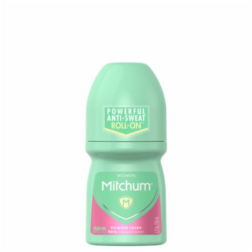 Mitchum Advanced Women Roll On Powder Fresh Antiperspirant Perspective: front