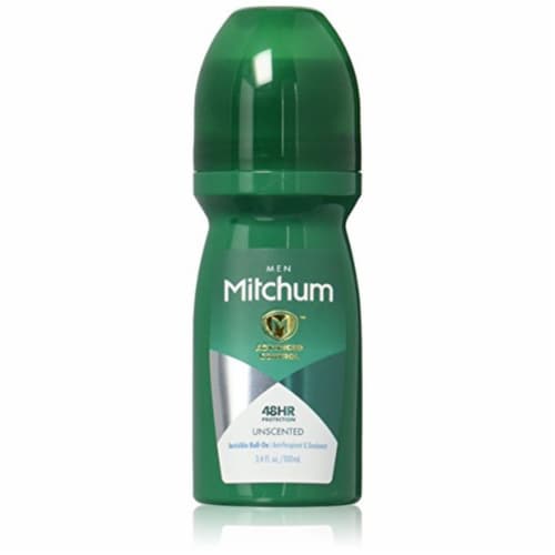 Mitchum® Men Advanced Control Unscented Roll On Deodorant Perspective: front