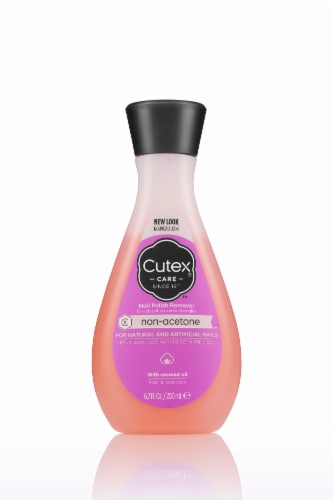 Cutex® Non-Acetone Nail Polish Remover Perspective: front