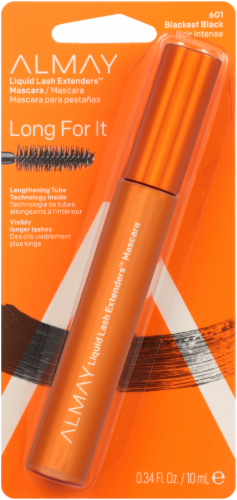 Almay Liquid Lash Extenders Mascara Blackest Black 601 Perspective: front