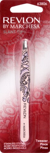 Revlon Marchesa Slant Tip™ Stainless Steel Tweezer Perspective: front