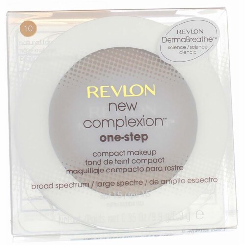 Revlon New Complexion 10 Natural Tan One Step Compact Makeup 1 ct