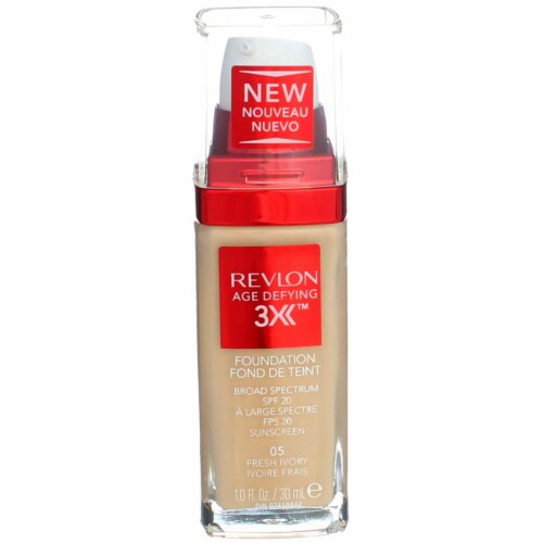Revlon Age Defying 3X™ 05 Fresh Ivory Foundation Perspective: front